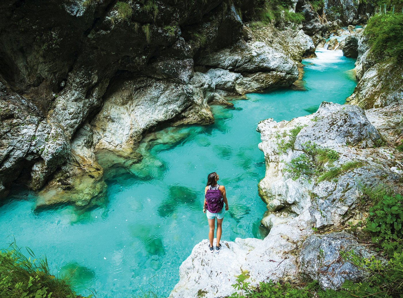 Juliana Trail: Tappa 11, Most na Soči - Tolmin (Le gole di Tolmin)