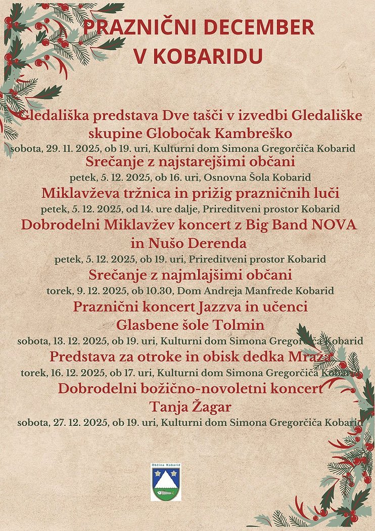 Dogodki december 2025