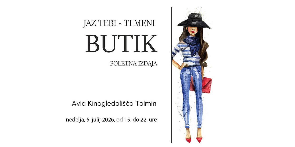 Butik, izmenjevalnica oblačil 2026